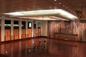 A hall at Parliament House in Canberra