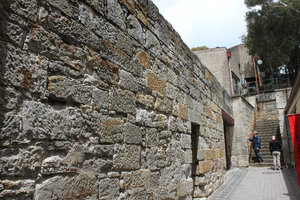 An old wall in Hobart city