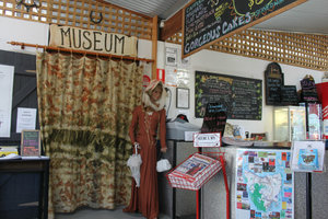 Coffee shop and museum in Copping town