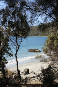 Captain Cook's landing place on Bruny island