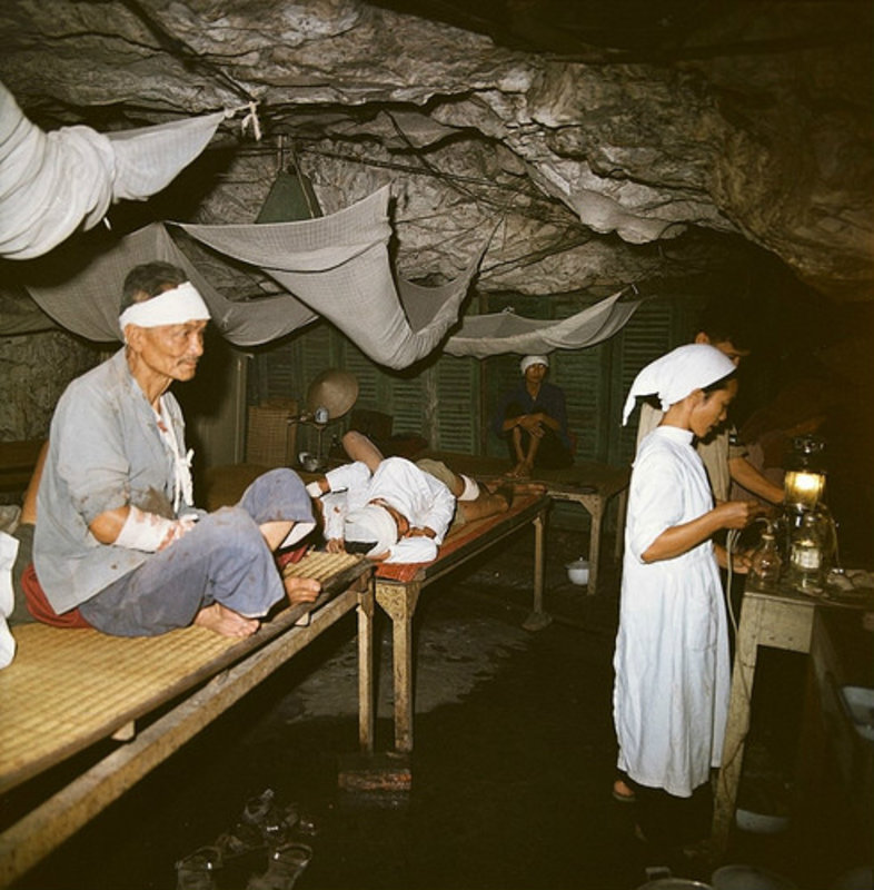Bomb shelter inside a cave (1972)