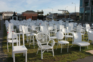 185 empty chairs