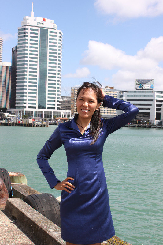 Me at Aukland Harbour