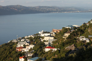 View of Wellington from top of Mt Victoria