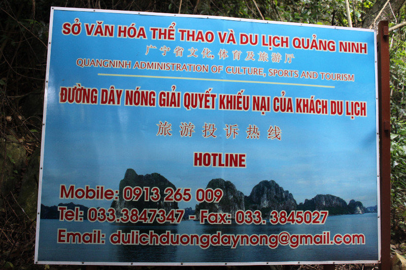 Hotline for tourist in Hạ Long bay