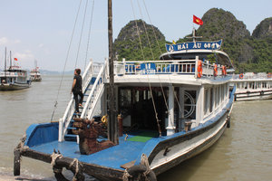 Our boat in Hạ Long bay