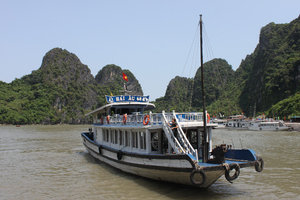 Our boat in Hạ Long bay