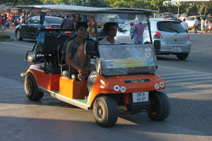 Electric car in Cửa Lò beach town