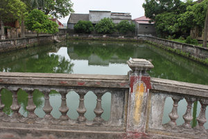 A pond in Đông Hồ village