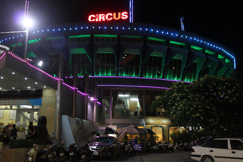Outside the circus