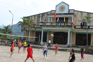 Sport center in Kim Bôi town