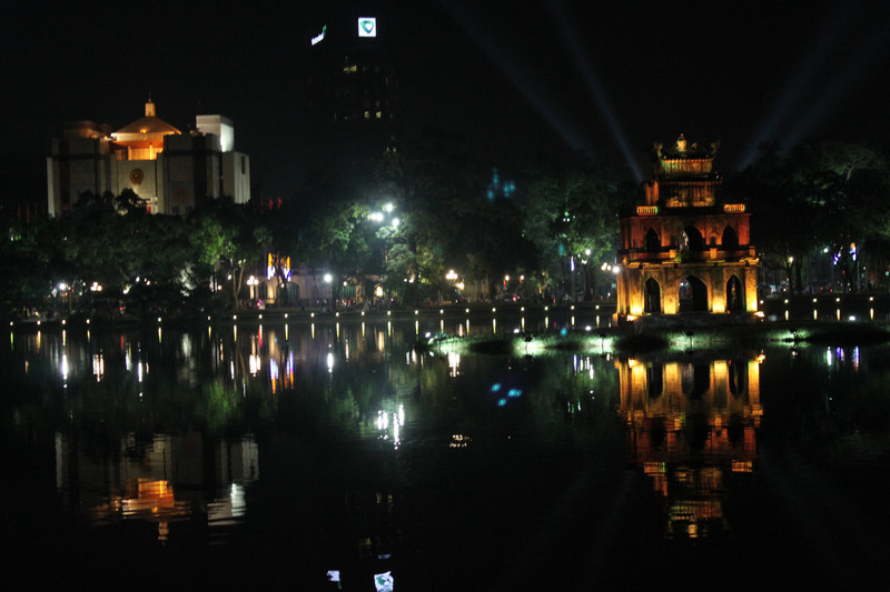 Hoàn Kiếm lake in Hanoi's center