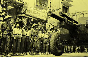 Hanoi's street in 1954