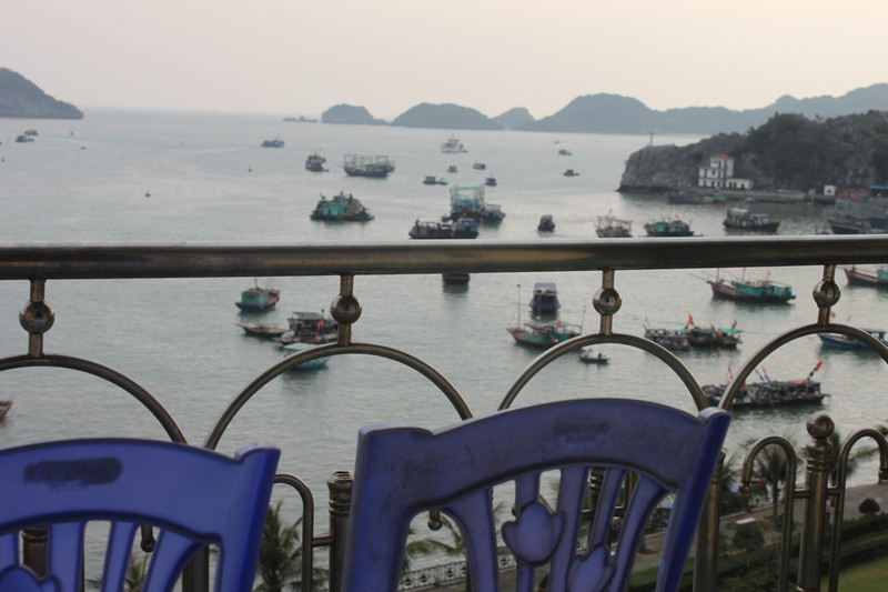 View from my room on Cát Bà island 