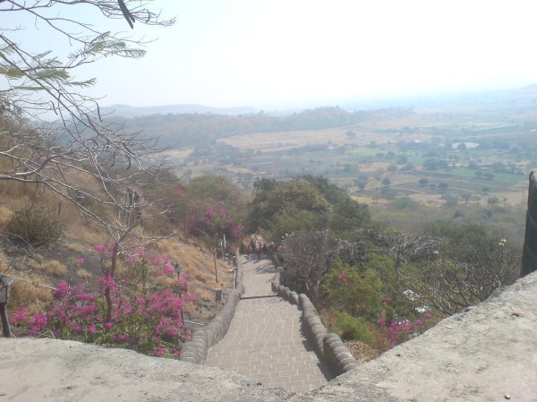 Steps to the Shivneri fort