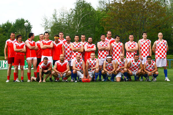 Group photo with croatia