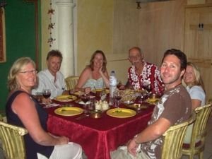 Indian Fiest with Liz, Des, Meryl and Geoff