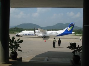 small Laos plane