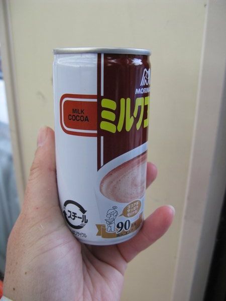 hot choloclate in a can !!