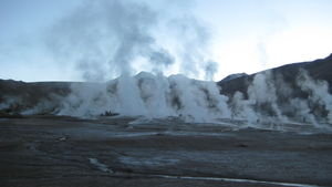 Early Morning Geysers