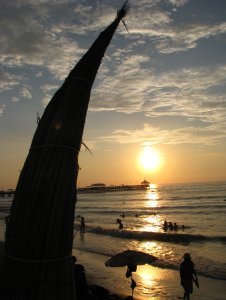 Sunset in Huanchaco