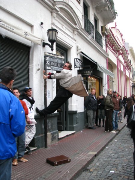 Street Performer in San Telmo, Buenos Aires