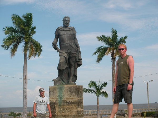 Statue, Ross and Eric