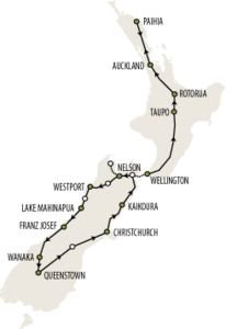 My Route round New Zealand