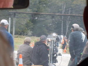 Film crew in action