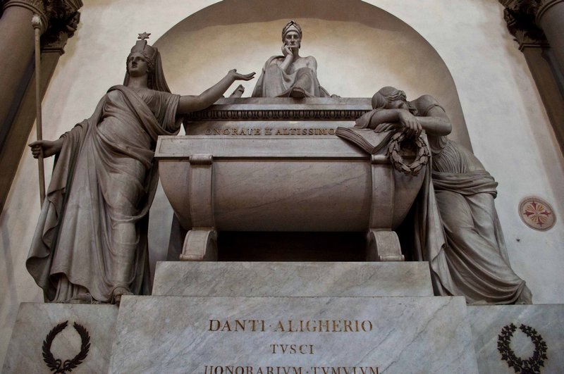 The tomb of Dante Alighieri