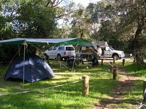 camping gear trial at Mungo NP