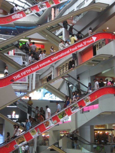 3 of the MANY stairs in the Labyrinth that is BKK Shopping mall