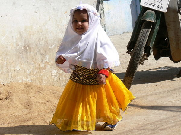 Little moslim girl