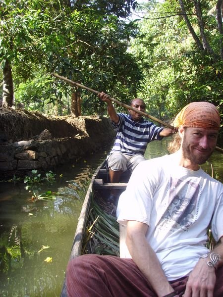 Thomas & Asok on the backwaters