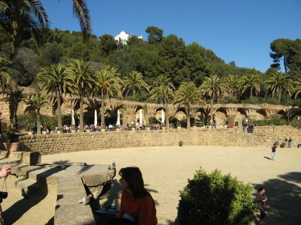 Parc Guell - near the cafe