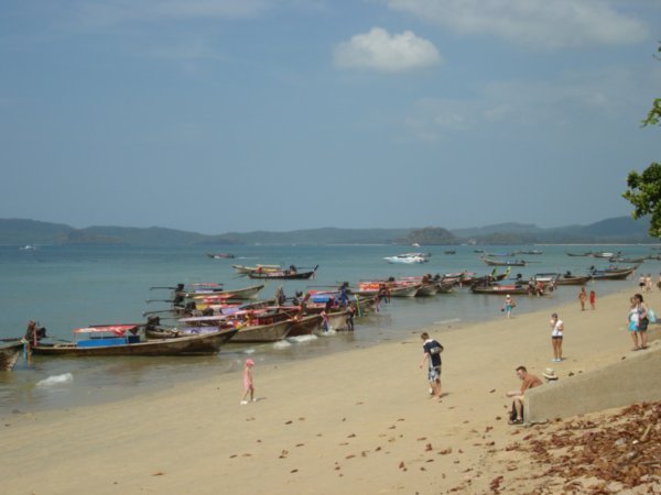 Longtail boats at Ao Nang