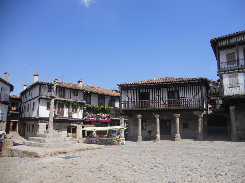 The town square of La Alberca