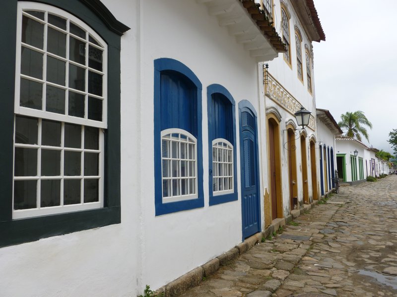 A typical street in Paraty