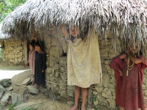 Indigenous children in their village.