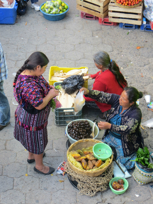 It's not only for tourists at the Chichicastenango market.