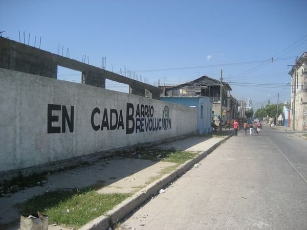 No grafitti, just revolutionary slogans