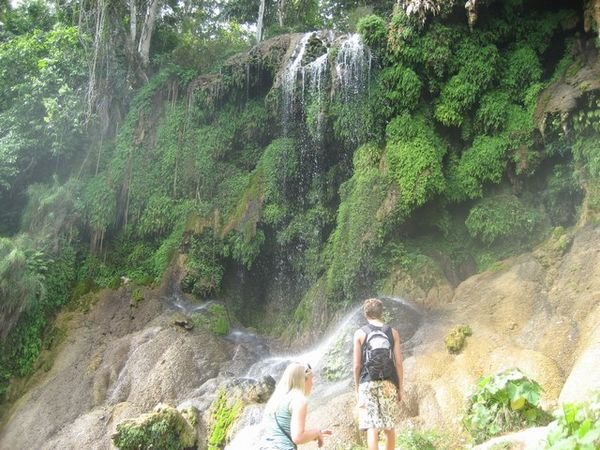 El Nicho waterfalls . . .