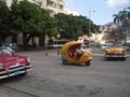 Coco taxi in Havana