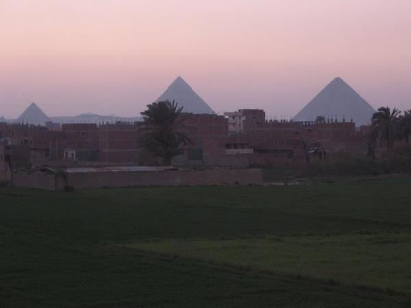 Giza Pyramids - Sunset View