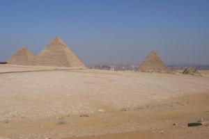 Giza Pyramids - Pyramids of Khufu, Khafre, and Menkaure