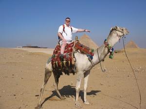 Giza Pyramids - Camel Ride Jason 2