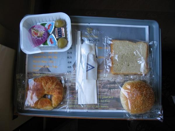Overnight Train to Aswan - Bread, Bread, and Bread Breakfast