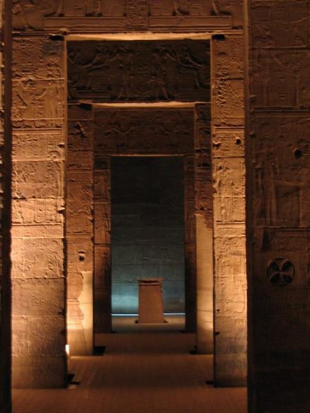 Philae (Isis) Temple @ Night- Interior 1