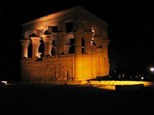 Philae (Isis) Temple @ Night-Kiosk of Trajan