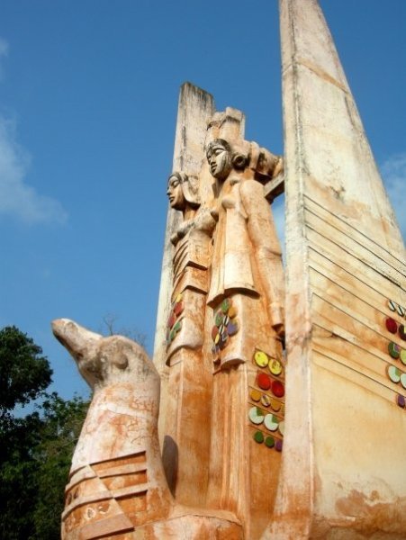 German Togo Statue